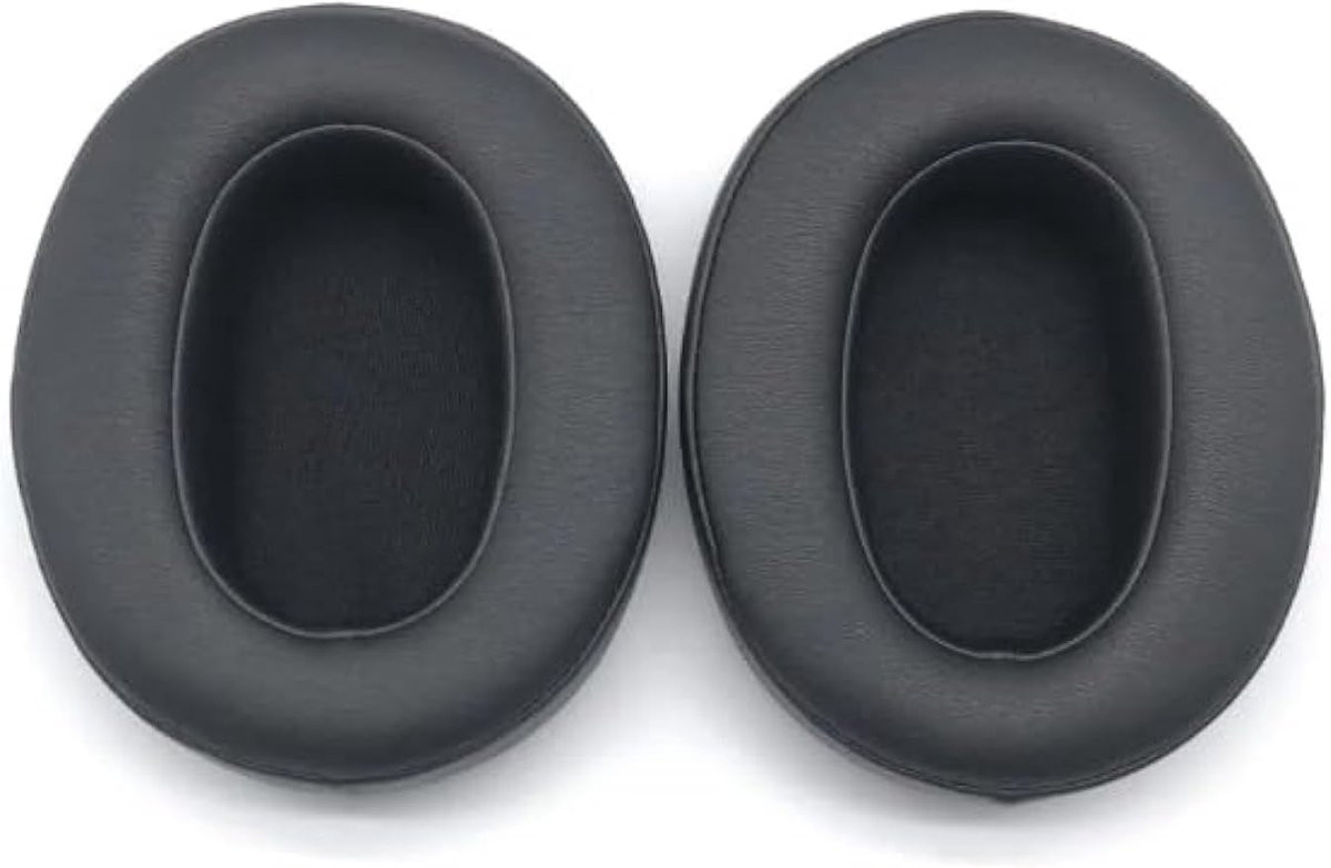 HoneTeek Vervangende Oorkussens voor Sony WH-XB900N, Zacht Geheugenschuim met Geluidsisolatie, Zwart