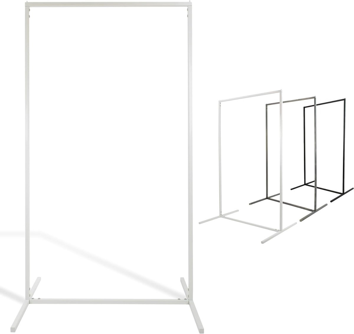 Natural Goods Berlin Kledingrek Wit H 140cm x B 80cm