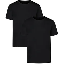 2er Pack UNDER ARMOUR Performance Cotton Crew Neck Unterhemd Herren 001 - black 3XL