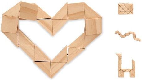 Casse-tête personnalisé en bois STUKIE bois