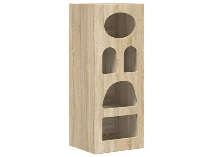 GFMGUEMV Sideboard ELST Sonoma-Eiche 40 x 35 x 100,5 cm aus Holzwerkstoff Minimalistisch, robuste Bauweise, flexible Regale, pflegeleichte Oberfläche, vielseitig einsetzbar