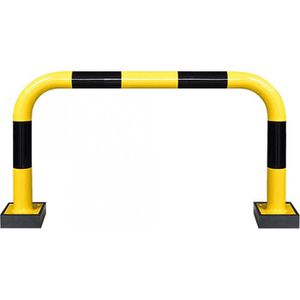 Moravia Rammschutzbügel Swing, verzinkter Stahl, Außenbereich, flexibel, zum Aufdübeln, HxB 640 x 1000mm
