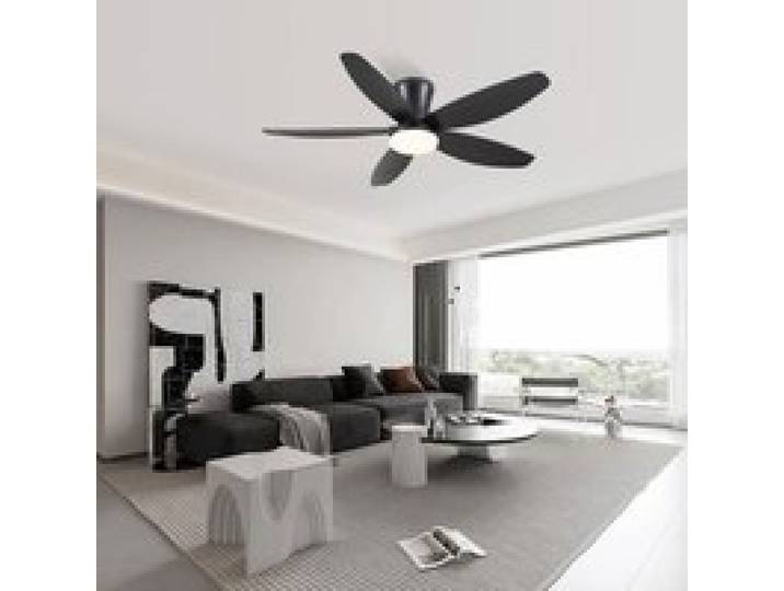 Coreice ventilateur de plafond LED noir 122 cm moteur DC silencieux