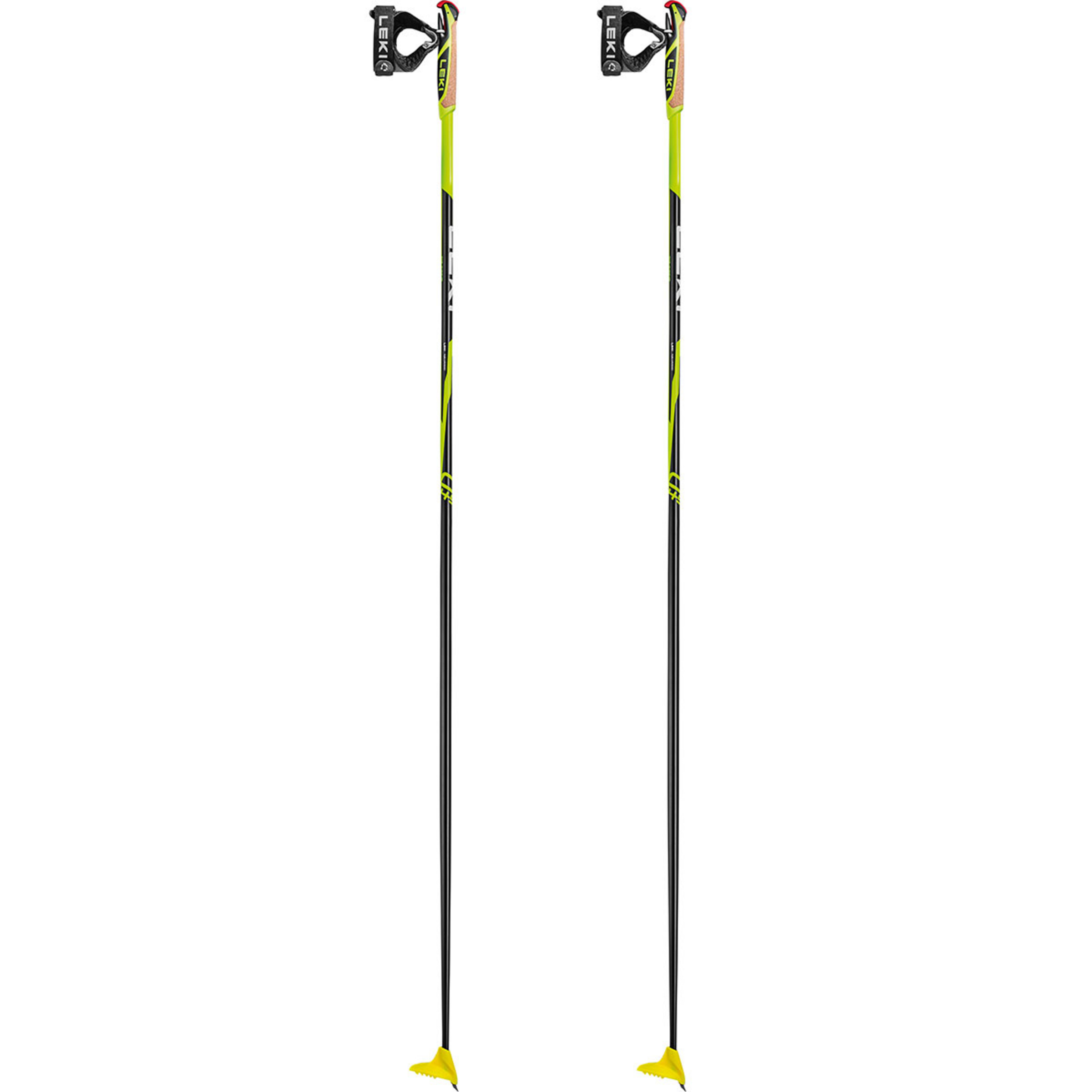 Leki CC 450 Langlaufstöcke Stock gelb Größe 140CM Langlauf Skating | Langlauf Klassik