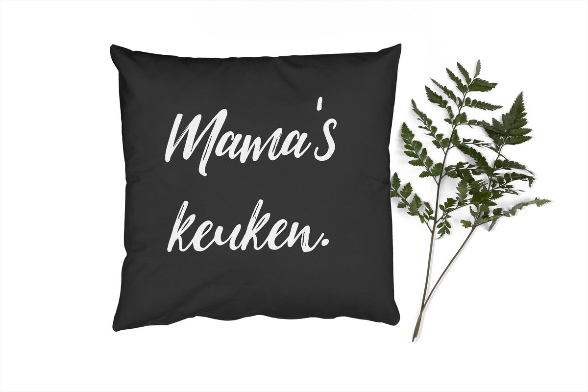 PillowMonkey Sierkussen Mama's Keuken - 40 x 40 cm