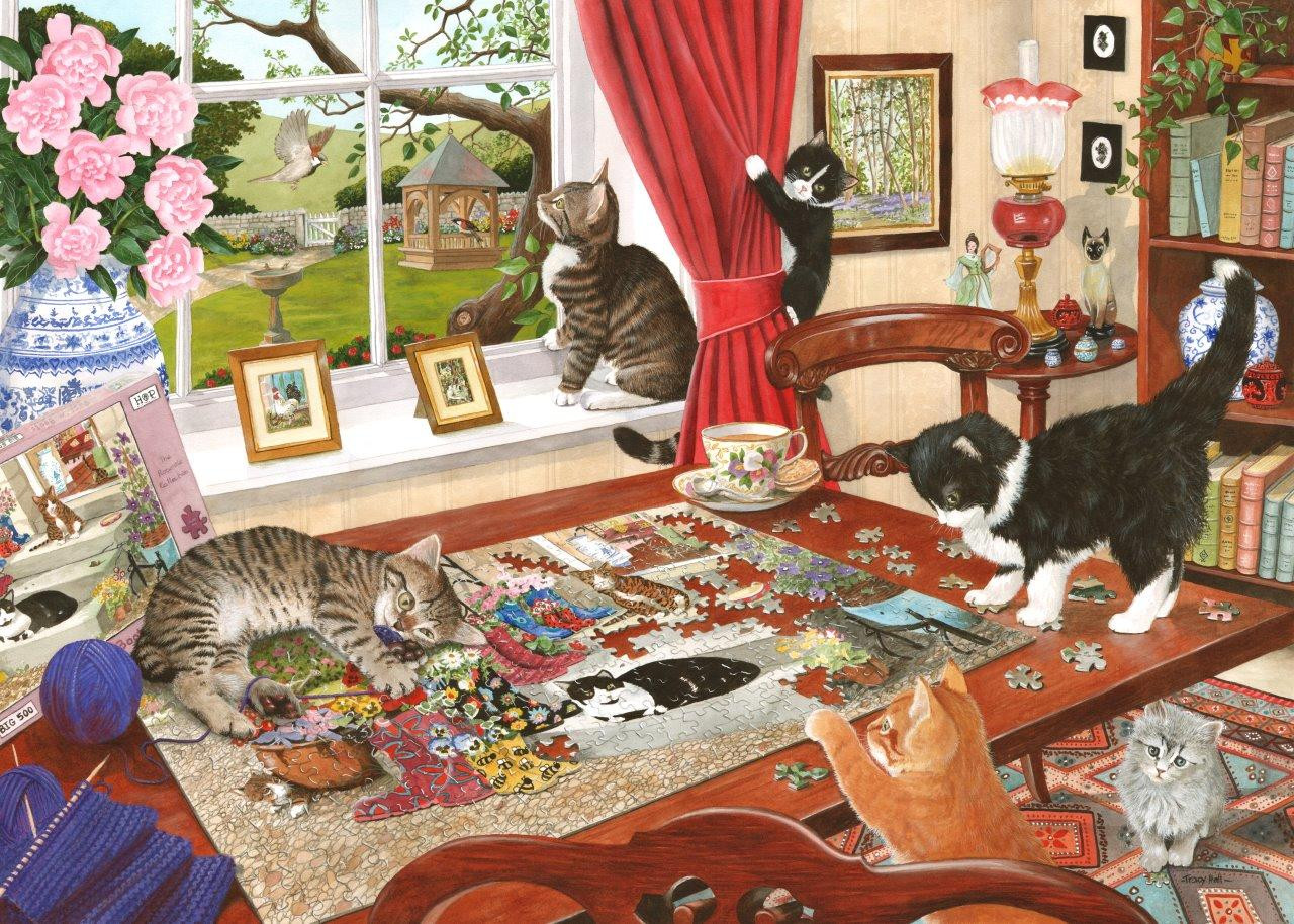 House of Puzzles Puzzling Paws Dierenpuzzel met 1000 stukjes