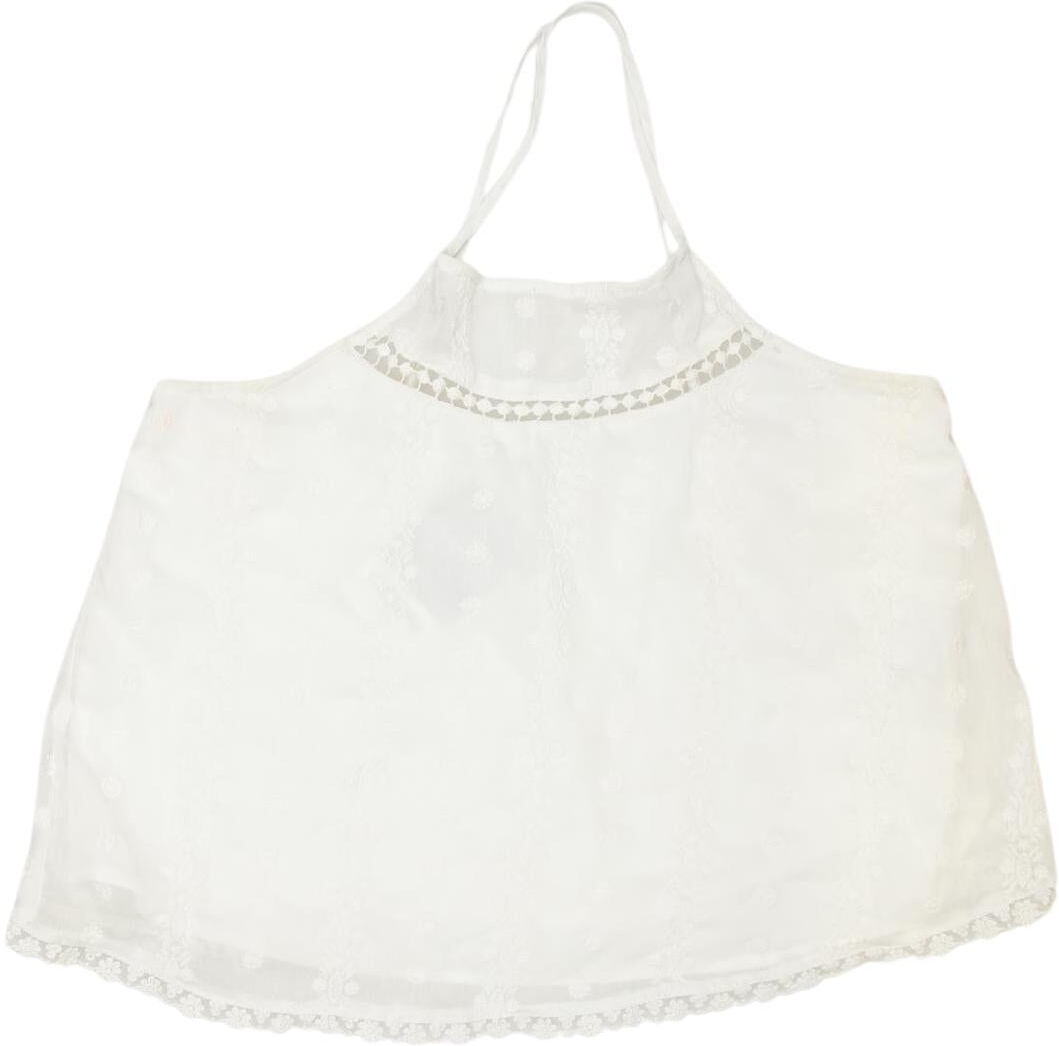 Forever 21 Damen Top, Weiß, Gr. S, Synthetik - Second Hand