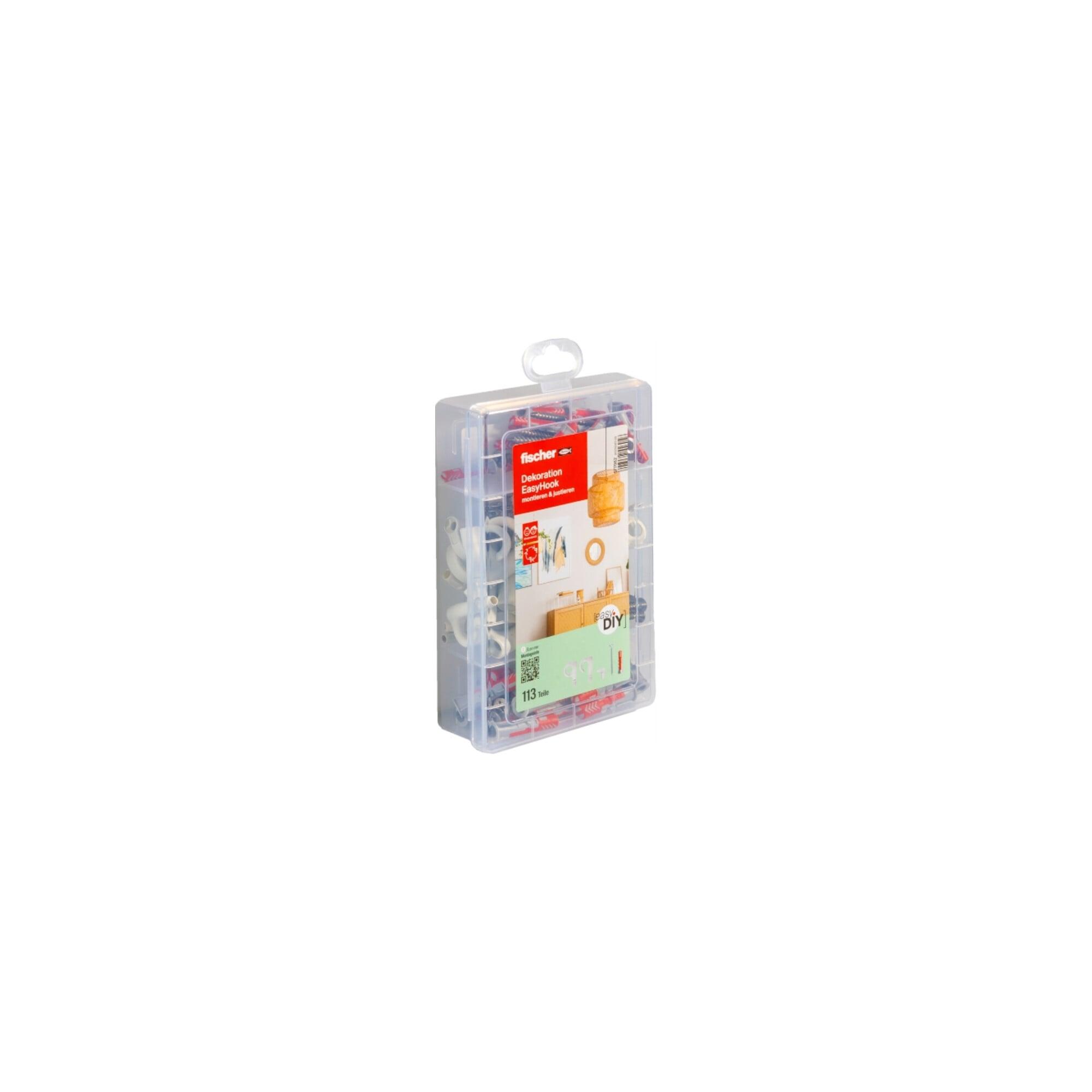 fischer easyDIY Box Dekoration + Schraube (113 Teile) (577062)