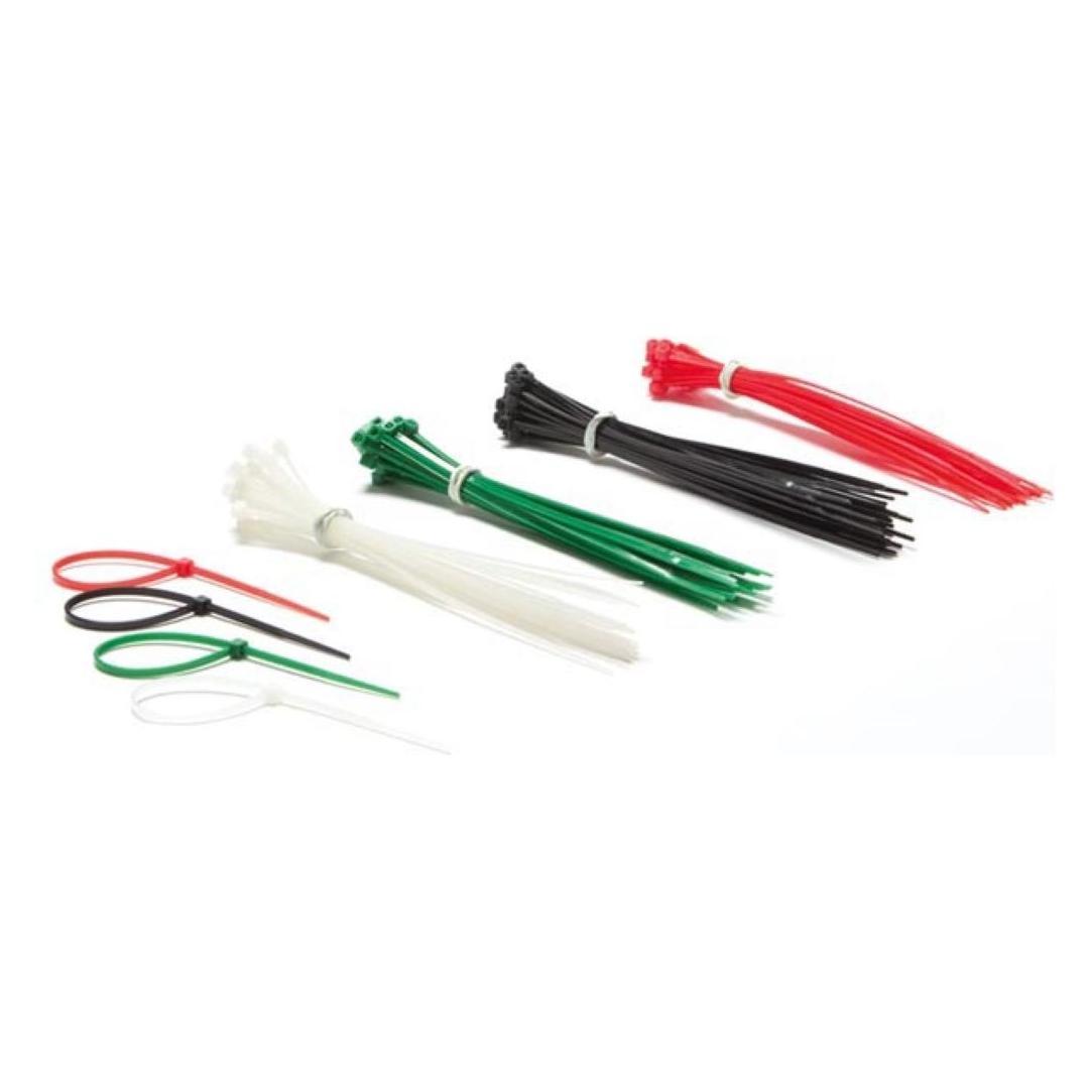 Velleman NYLON-KABELBINDER-SET - VERSCHIEDENE FARBEN (100-tlg.) (Kunststoffkabelbinder, 160 mm, 100 Stk.) (ECTC160)