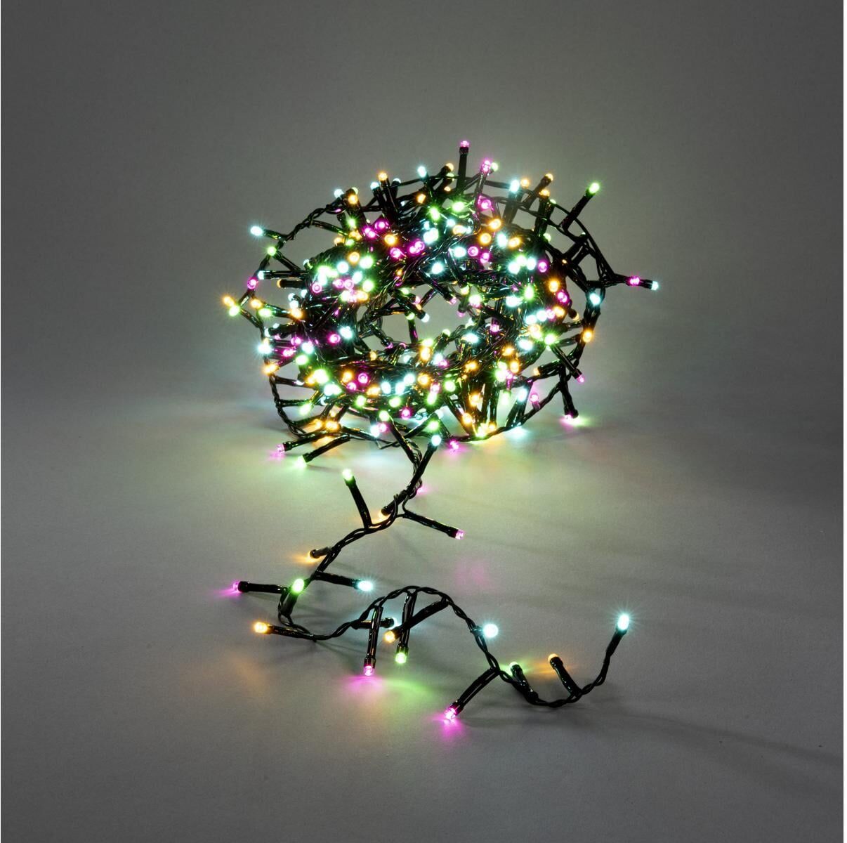 KONSTSMIDE LED-Lichterkette "Micro 600 pastellfarbene LEDs, 6 W", bunt, Kabellänge 13,1m, Lichterketten, LED-Lichterkette bunt Kabellänge 13,1m