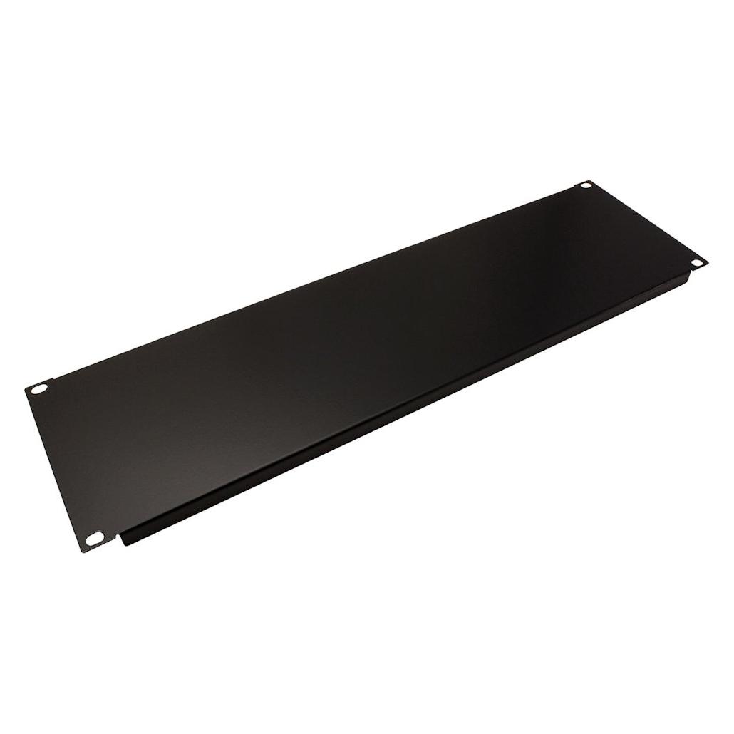XtendLan záslepka 19" 3U černá / Kovová / Rack příslušenství (ZASLEPKA-3U-Black)