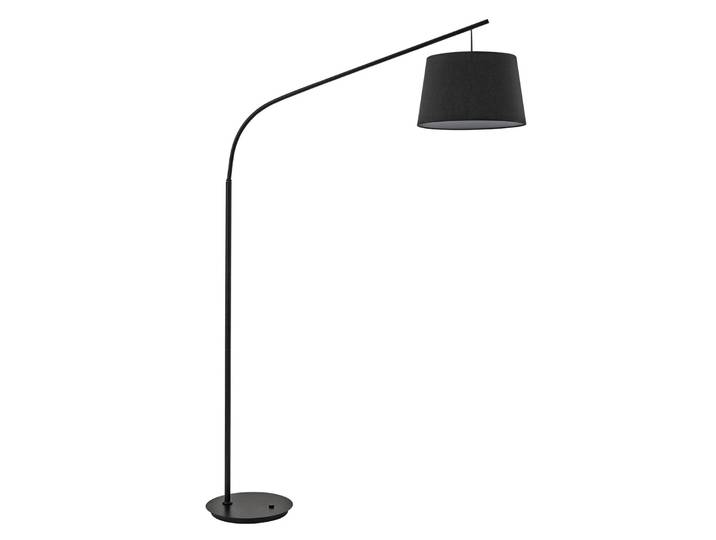 IDEAL LUX Bogenlampe Daddy, schwarz, für Wohn- / Esszimmer, Metall, Modern, Stehlampe