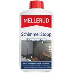 Mellerud Anti-Schimmel-Farbe farblos, Sicherheitsgrundierung, Vorbeugeschutz, 1 Liter