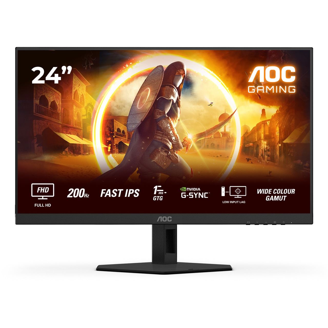 23,8" (60,47cm) AOC 24G4HRE schwarz 1920x1080 1xDisplayPort 1.4 / 2xHDMI 2.0