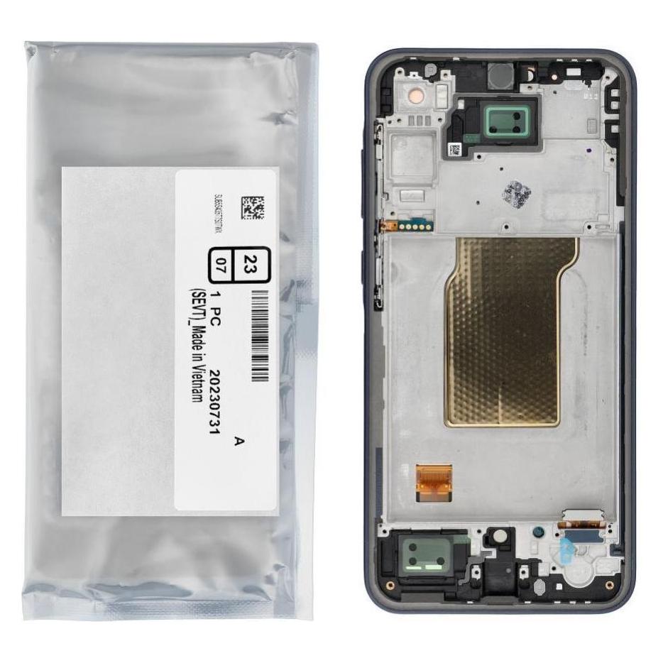 Samsung LCD display! ServicePack LCD Display for A35 5G A356B GH82-34221A Midnight Blue (Display) (56665470)