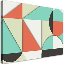 WANDBILD geometrische abstraktionsformen