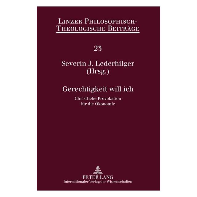 Peter Lang Gerechtigkeit will ich (67835533)