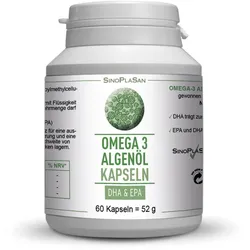 Omega-3 Algenöl Dha+epa Kapseln 60 St