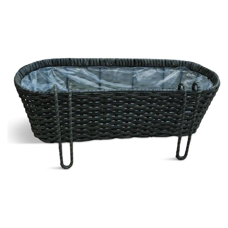 Domoletti Flowerpot 53000011109, plastic, Ø 50 cm, brown (53000012323)