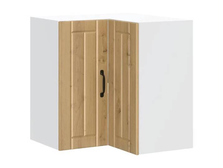 NOUVEAU Meuble de cuisine haut - Armoire d'angle murale de cuisine Lucca - Chêne artisanal - Anti l'humidité  25731