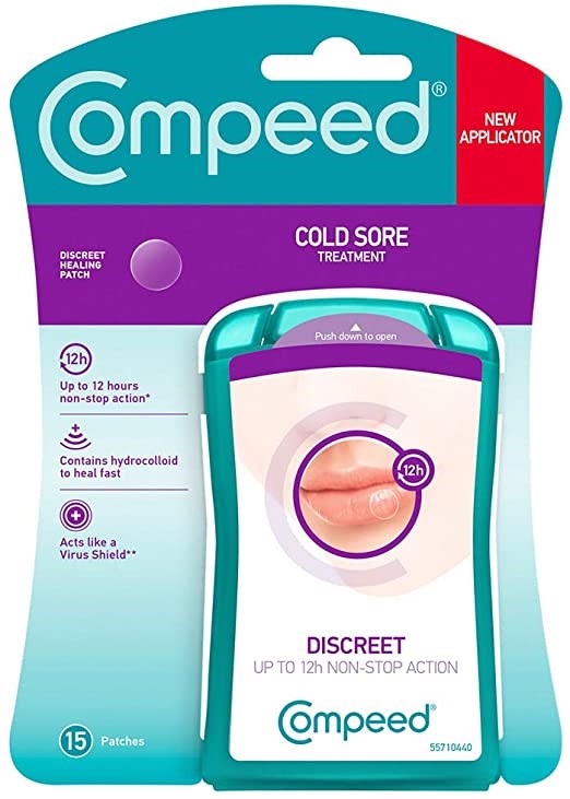 Compeed Total Care Invisible Cold Sore Patchs 15&nbsp;un.