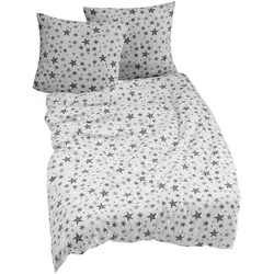 Traumschlaf, Bettwäsche, Sterne (Bettwäsche Set, 155x220 cm + 80x80 cm)