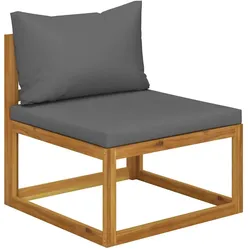 vidaXL, Gartenlounge, Inconberg (Eckteil + 2x Mittelteil + Fussstütze + Tisch)