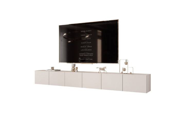 yourhouse24 Lowboard TV ANGEL 300 mit LED-Beleuchtung – Griffloses Design