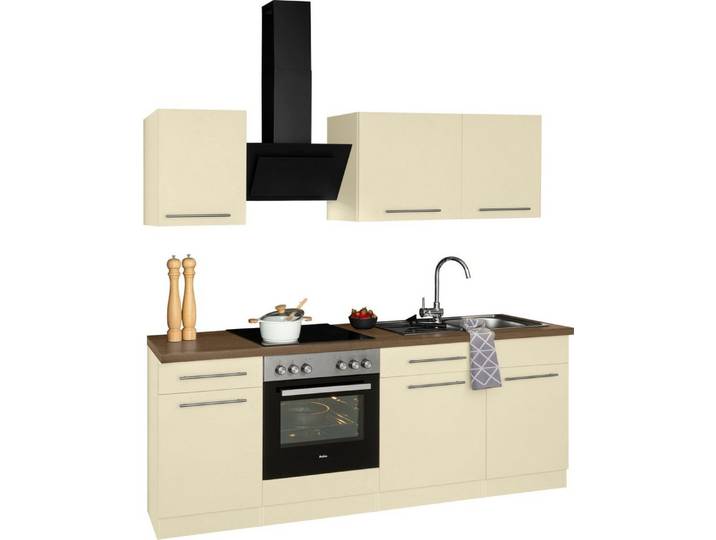 wiho Küchen Küchenzeile Unna, ohne E-Geräte, Breite 220 cm