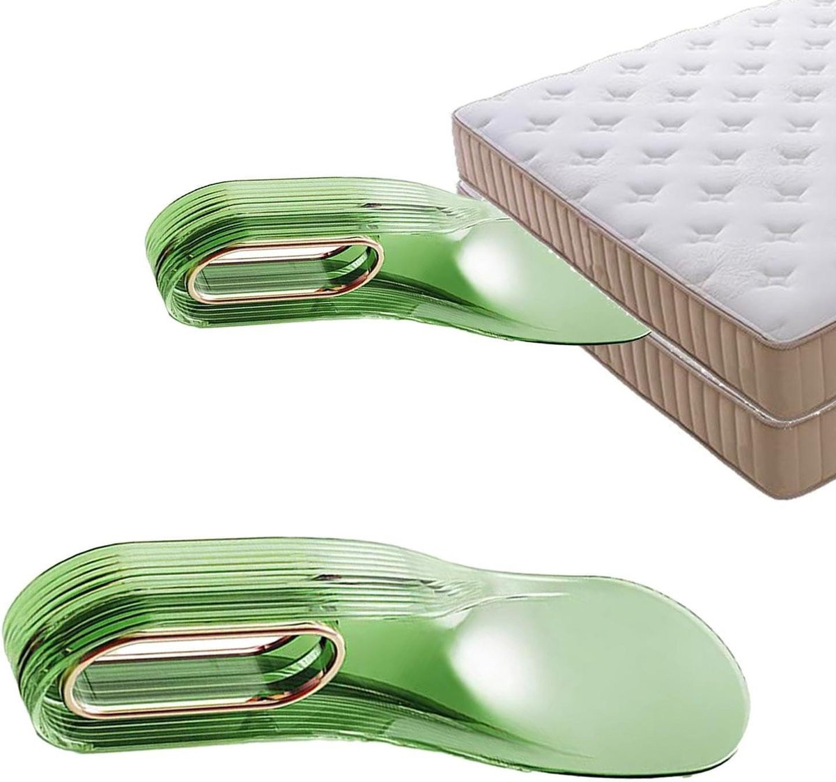 Matraslifter Wig Bedmaker Tool Groen - Ergonomische hulp voor het opmaken van je bed met 4-5 inch verhoging