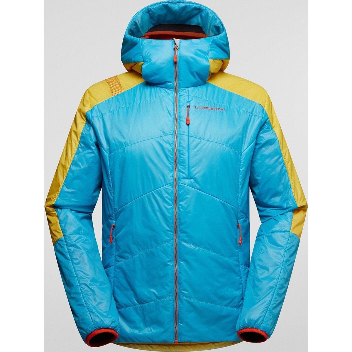 La Sportiva Alpine Guide Primaloft Hoody Men tropic blue/bamboo (B14E35) M ZAMJ066B14E35M