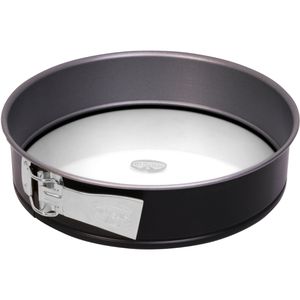 Dr.Oetker-Küchenhelfer Backform Tradition, aus Stahl, Ø 26cm, schwarz, antihaftbeschichtet mit Glasboden, Springform