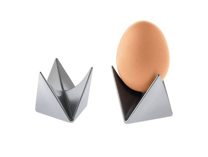 Alessi Coquetier Roost Lot de 2 Aluminium