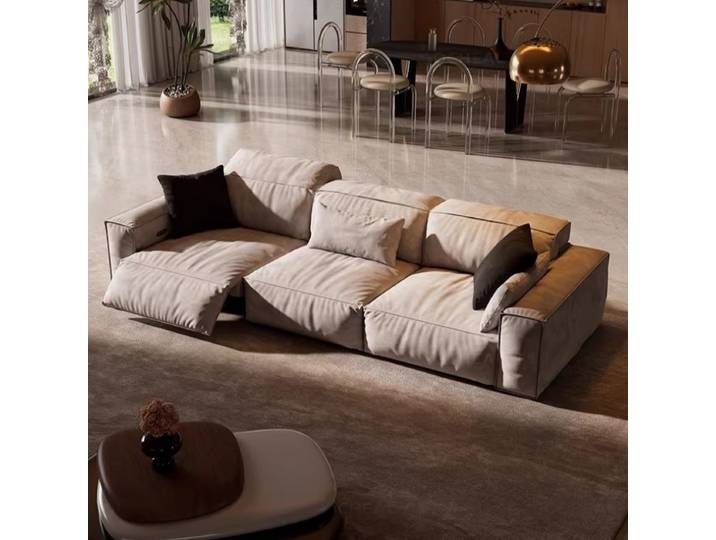 Canapés de salon confortables avec accoudoirs, canapé double minimaliste relaxant, design de coussin, meuble de salon, accessoires pour la maison
