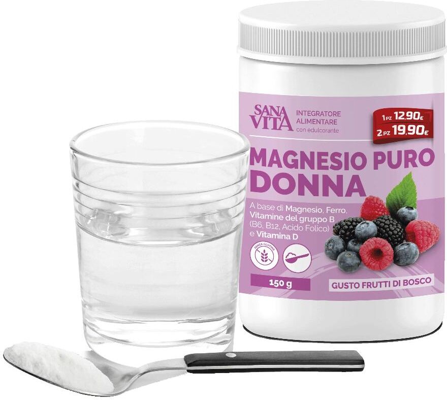 PALADIN PHARMA SpA Sanavita Magnesio Puro Donna, 150 g