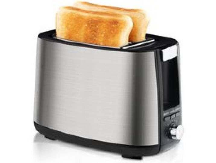Grille-pain domestique 750 - Dofilo - w fonctionnalité 3 en 1 grille réchauffer décongeler petits pains des viennoiseries acier in