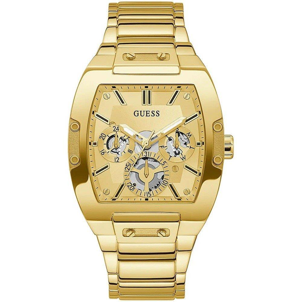 Stijlvol Guess GW0456G2 Phoenix herenhorloge in goud roestvrij staal