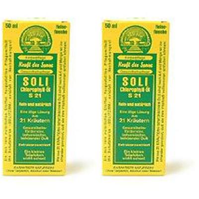 Soli-Chlorophyll-Öl S 21 2x 2x50 ml Öl