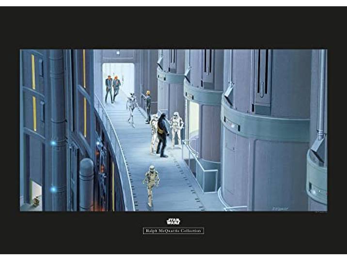 Komar Star Wars Classic RMQ Prison Elevator - Größe: 70 x 50 cm, Wandbild, Poster, Kunstdruck (ohne Rahmen)