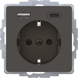 Berker Steckdose SCHUKO/USB 48046086