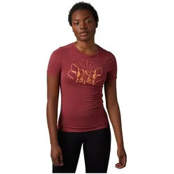 Fox, Damen, Sportshirt, Tee 23 The Format Ss Tech Scar XS (XS), Rot