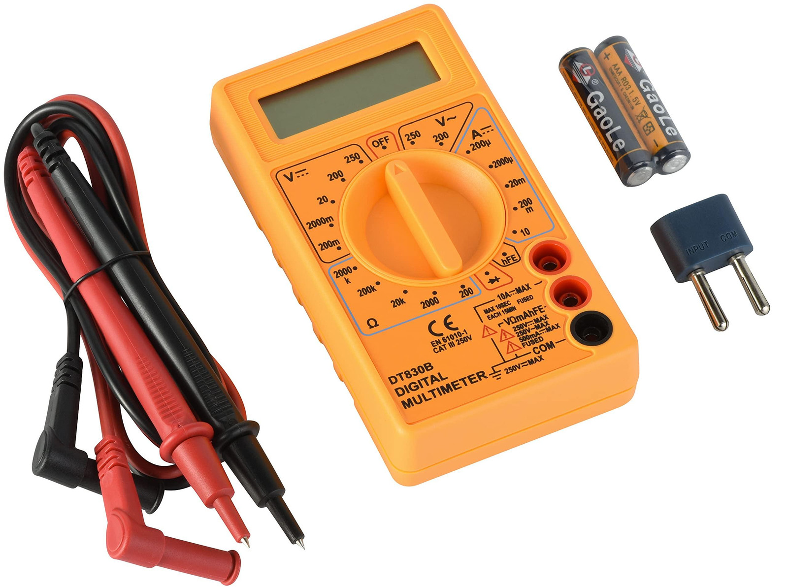 Selius Draagbare Professionele Elektronische Digitale Multimeter Ampèremeter Voltmeter Ohmmeter