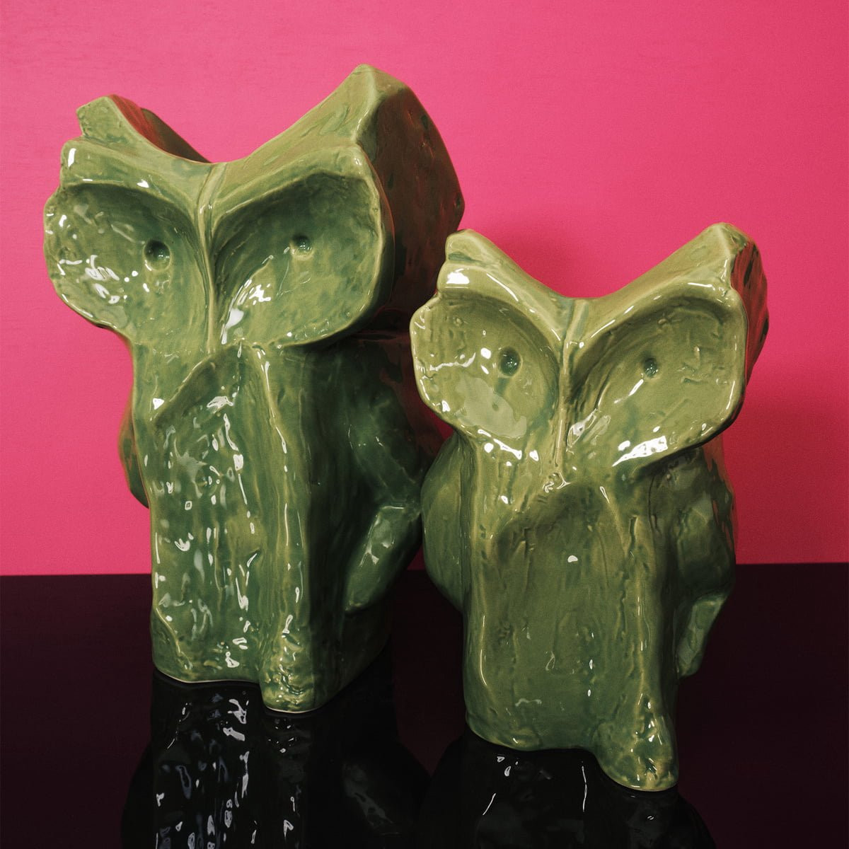 Serax After Midnight vaas uil, XS, groen