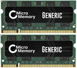 CoreParts MicroMemory 4GB DDR2 800MHz SO-DIMM geheugenset