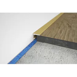 minileiste AL10X5 Abschlussprofil Gold 2000x6x10 mm