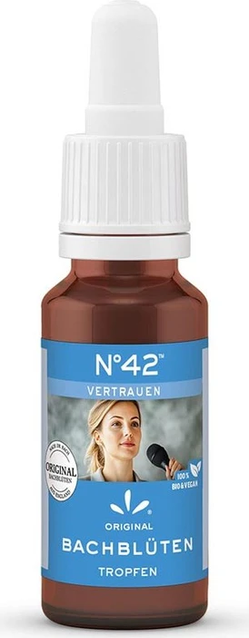 Bachblüten Nr.42 Vertrauen Tropfen 20 ml zum Einnehmen