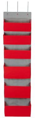 Household Essentials "6 Pocket Over the Door Organizer - 7.0""L x 15.0""W x 57.0""H"
