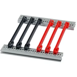 SCHROFF Führungsschiene Typ Zubehör, PC, 220 mm