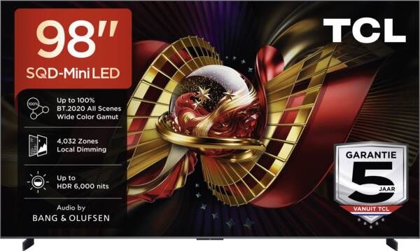 TCL 98C89L MiniLed 2,49 m (98 Zoll) Fernseher 4K Ultra HD