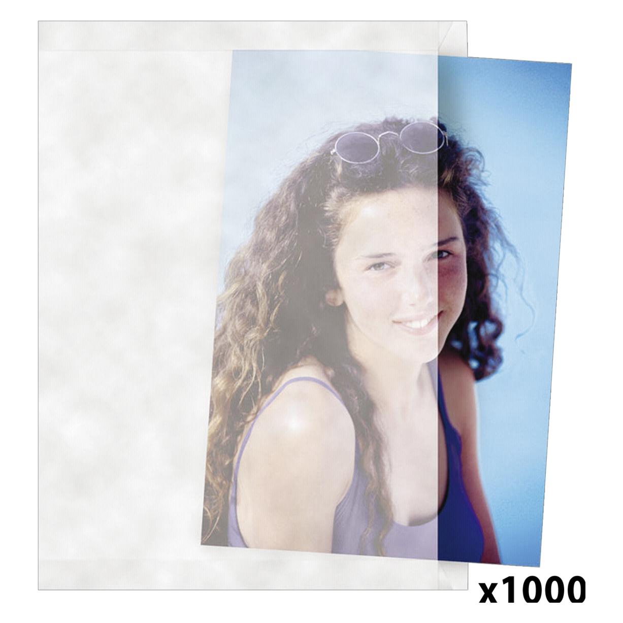 Daiber 1x1000 Pergaminhüllen 13x18 Öffnung Breitseite (43013)